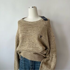 NWT CHAPS knitted Cotton Crewneck Pullover Sweater XXL.